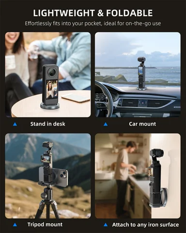 Магнитная подставка Osmo Pocket 3 для адаптера DJI Osmo Pocket 3 с 1/4-20/Magnetycznym держателем для телефона Arca Swiss/Magnetic для iPhone 16-12