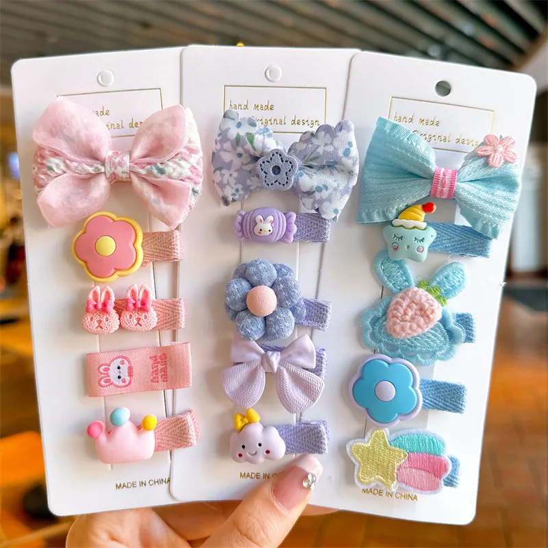 Милые детские заколки для волос цветок и бант детей Фетальные головные уборы