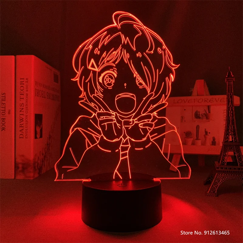 

Анимированный светодиодный ночсветильник с ИИ Ohto Wonder Egg в приоритете, украшение для периферийного дома, детский подарок на день рождения, св...