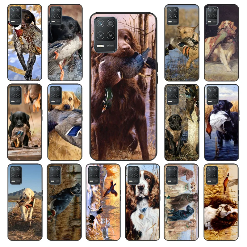 

Hunting Dog Art Animal Phone Case for OPPO Realme 8 7 6 6Pro 7Pro 8Pro 6i 5i C3 C21 C21Y C11 C15 C20 C25 X3 SuperZoom