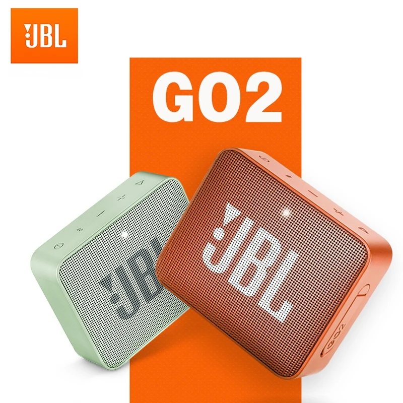

Original JBL GO 2 Wireless Bluetooth Speaker Mini IPX7 Waterproof Outdoor Sound Rechargeable Battery With Microphone