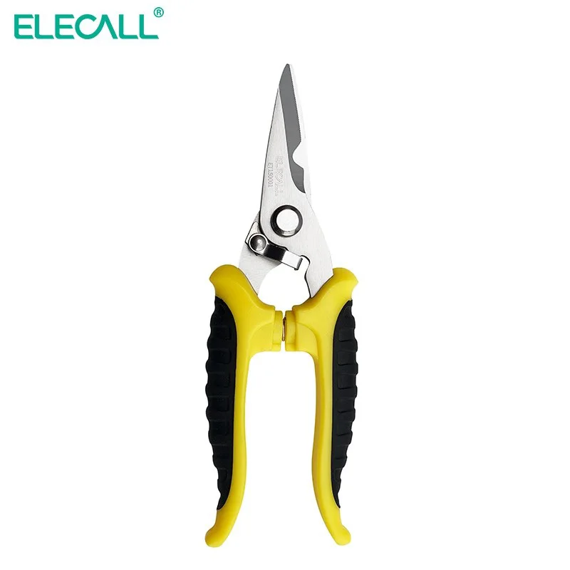 

Ножницы для резки листового металла, многофункциональные ножницы для резки кабеля, ножницы для зачистки, Инструмент электрика из нержавеющ...