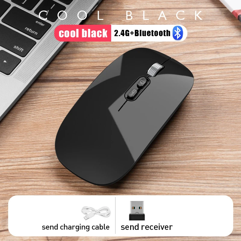 

Bluetooth-мышь компьютерная беспроводная со светодиодной подсветкой, 1600DPI