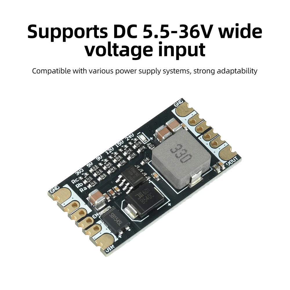 Фото TPS5430 TPS5450 3A/5A модуль питания переключения бака DC-DC 5.5-36V к 5V 12V 24V выходное напряжение ступенчатая доска №2