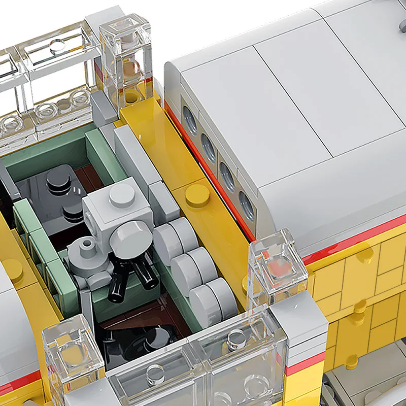 Конструктор Американская железная дорога Alco RS11 дизельный локомотив