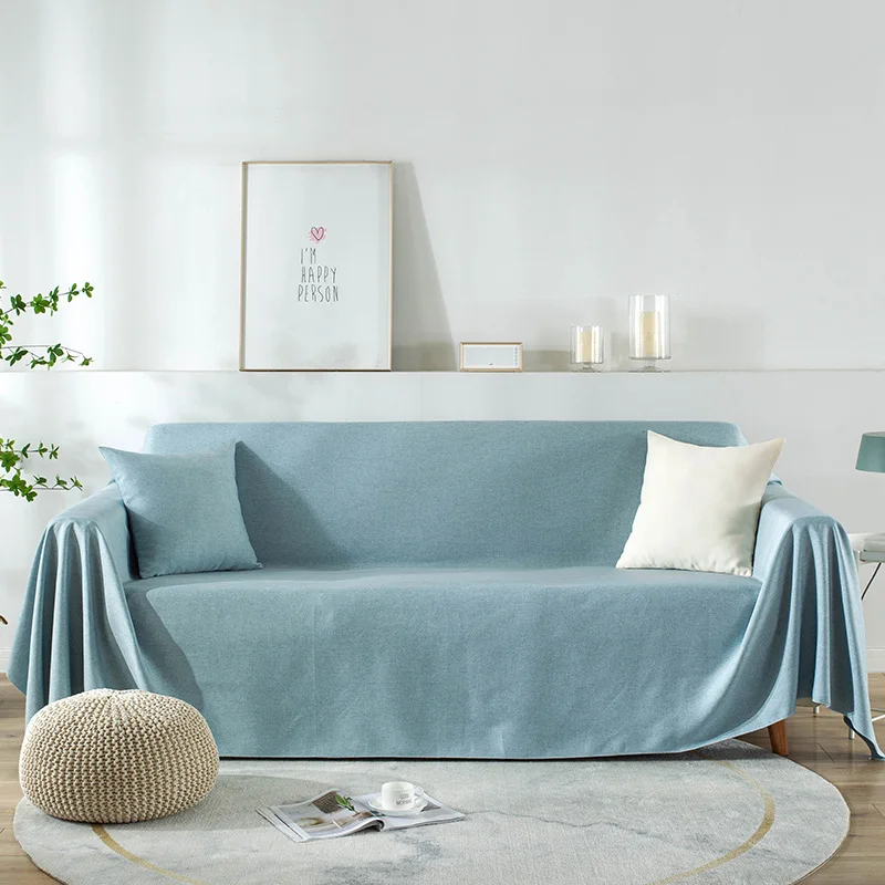 

Full cover sofa towel full cover protective cover em9 non-stick wool non-slip sofa cover_AN92