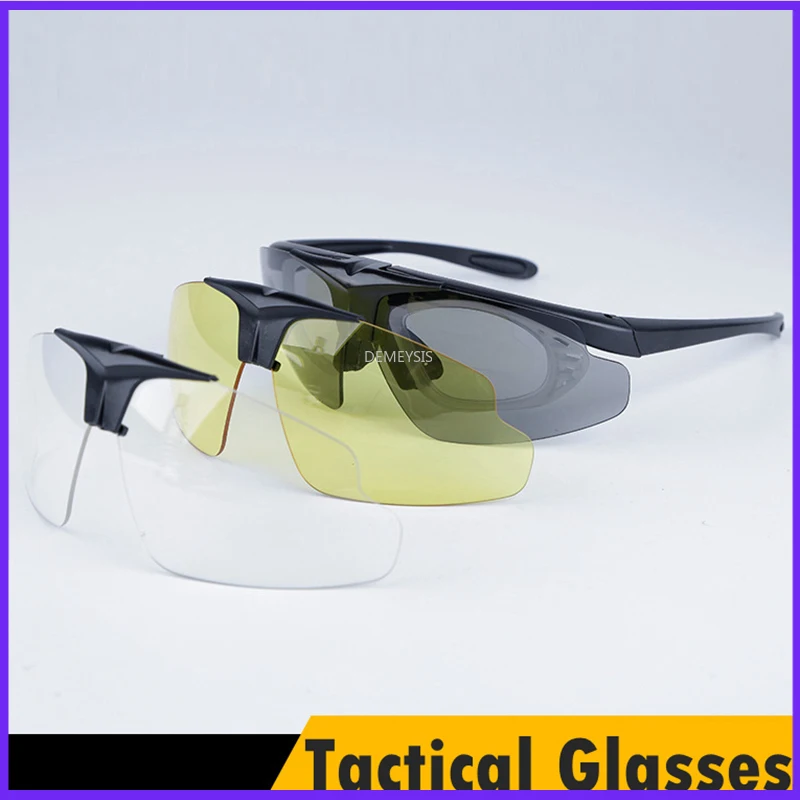 

Tactical Glasses Outdoor Sport UV Protection Airsoft Wargame Cs Combat Sunglasses Cycling Hiking Eyewear Men