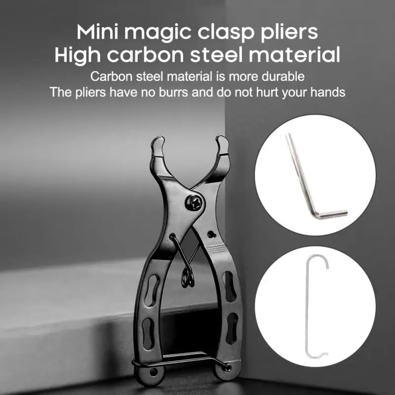 

MTB Road Bicycle Chain Checker Buckle Pliers Mini Bike Chain Quick Release Link Bike Gauge Calipers Cycling Chain Hook Tools