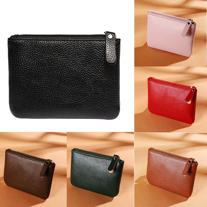 

Girl Key Pouch Pu Leather Holders Purse Fashion Womens Mens Key Money Credit Card Holder Coin Purses Mini Wallet Bag Purses