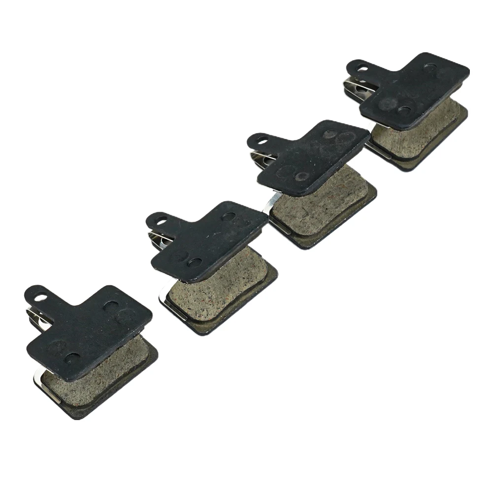 4 пары полуметаллических дисковых тормозных колодок из смолы для велосипеда MTB