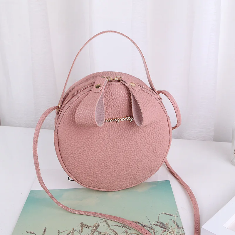 

Fashion Round Handbags High Quality PU Leather Women Crossbody Bags for Women 2022 New Trend Fresh Flower Chain Shoulder bag