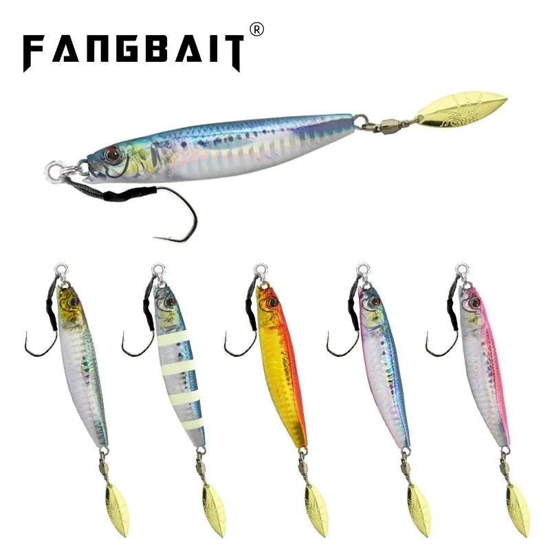 

Fangbait Leurre Casting Jig 2022 Metal Jigs Fishing Lure 40g 75mm Metal Addict 01 Jigging Lure Spinning Jig Saltwater Lures