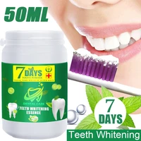 50ml teeth whitening powder natural mouth cleaning oral teeth care whitening dental bleaching removes plaque stains tooth care