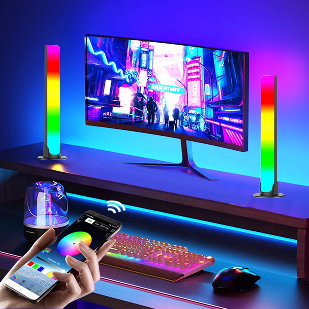 

RGB фонари со светодиодной подсветкой и синхронизацией музыки