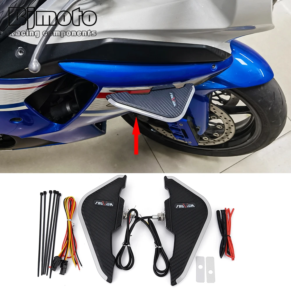 

Motorcycle Fairing Turn Signal Decorative Dynamic Wing Kit For SUZUKI GSXR600 750 1000 125 GSX 250R GSXS1000F