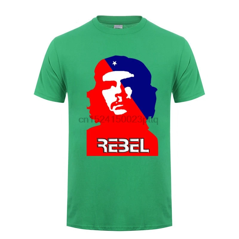 Забавная футболка Rebel Che Guevara Мужская модная брендовая одежда патриотические