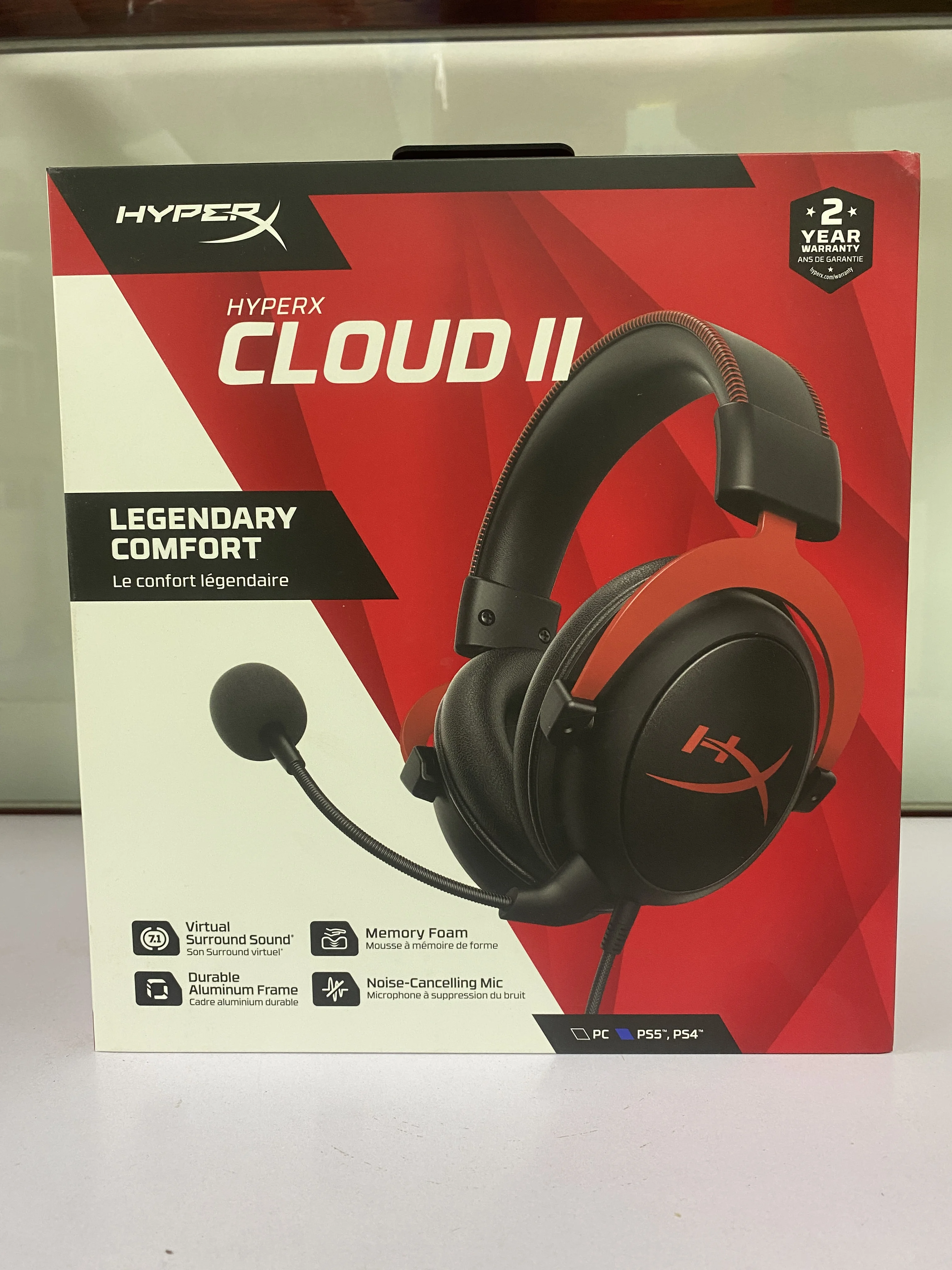 Оригинальная проводная игровая гарнитура HyperX Cloud II Hi-Fi наушники-вкладыши 7.1