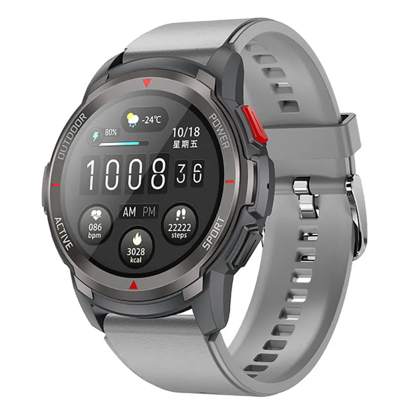 

2022 New Men Smart Watch Sports Waterproof Smartwatch NFC Access Control System 1.32 Inch AMOLED 360*360 For Bluetooth Call