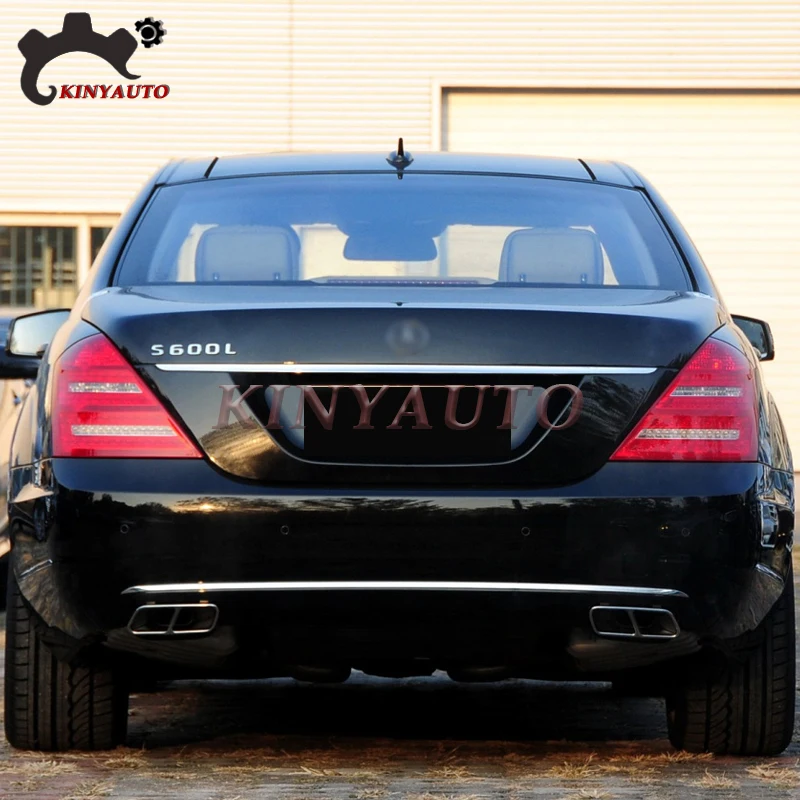 Для Benz S300L S350L S400 S500 S600L 10-13 Накладка на глушитель заднего бампера Рамка выхлопной трубы заднего цилиндра Конец заднего выхлопной трубы (art.: 3920cb4e6204d) - 3920cb4e6204d