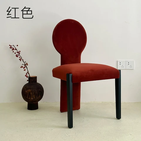 Косметическое кресло во французском стиле, спинка из массива дерева для обеденного стула, американский Ретро обеденный стол и стул