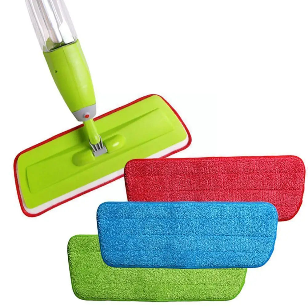 

1PC Microfiber Spray Mop Pads Head Floor Cleaning Cloth Household Paste Mop The Cleaning To Replace Accessories Mop Cloth W0V4