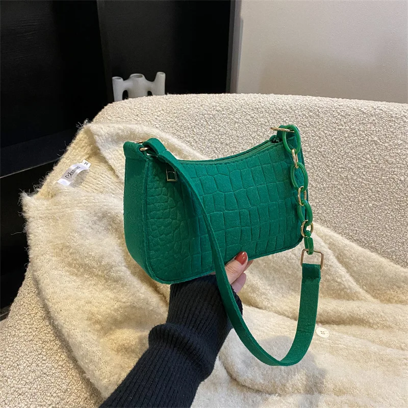 2023 High Quality Women's Bag PU Leather Single-shoulder Underarm New Saddle Bag Handbag сумка женская