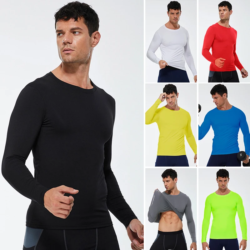 

Мужская Тренировочная футболка MMA Rashguard для бега, тренажерного зала, компрессионная скоростная сухая одежда, футболка для бега, кемпинга, тхэквондо, спортивный трек