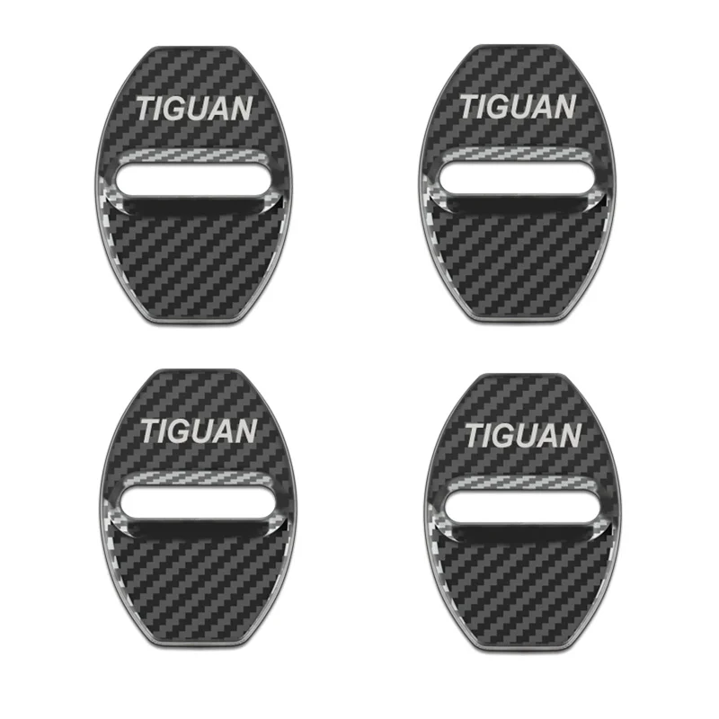

4 шт., защитные наклейки на дверной замок автомобиля Volkswagen VW TIGUAN 2022 2021 2020 2019 mk2 2 2012 mk1 2018