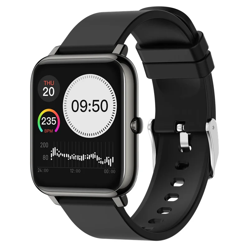 

Smart Watch P22 Waterproof Fitness Sport Watch P2 Heart Rate Tracker Call/Message Reminder Bluetooth Smartwatch For Android IOS