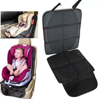 universal child baby car seat protector safety mat cushion cover non slip waterproof black leather oxford auto seat protection