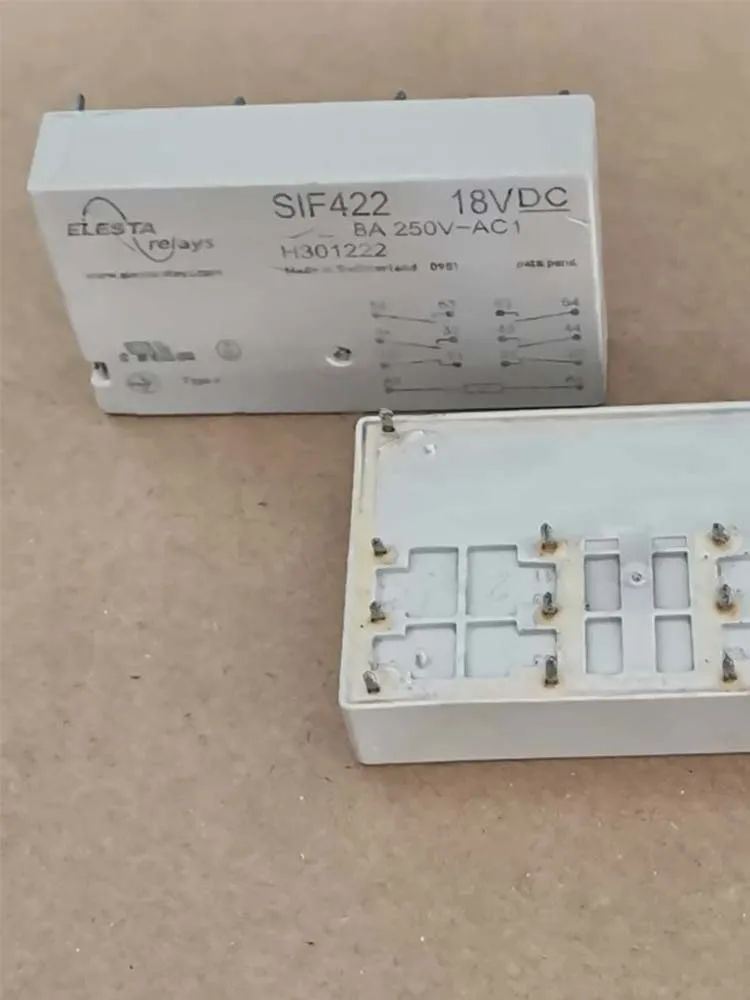 

2 PCS 18V Relay SIF422 18VDC H301222 8A 250V-AC1