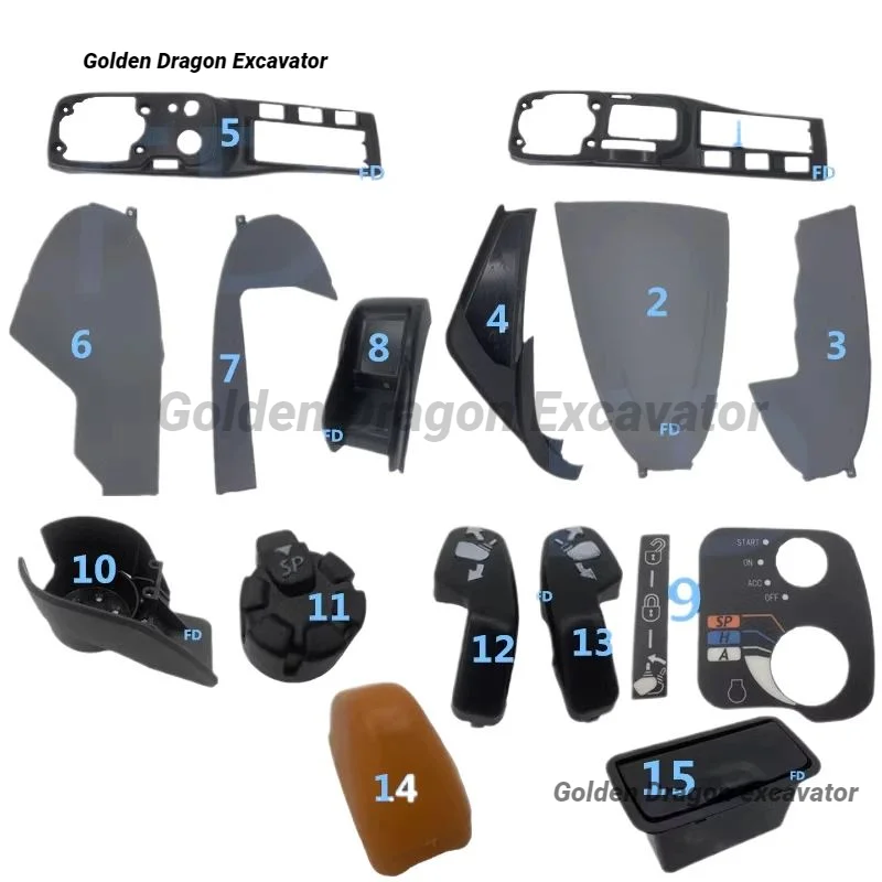 Декоративная панель экскаватора для Sumitomo Sh210 240 350 360 460-5a5 A6