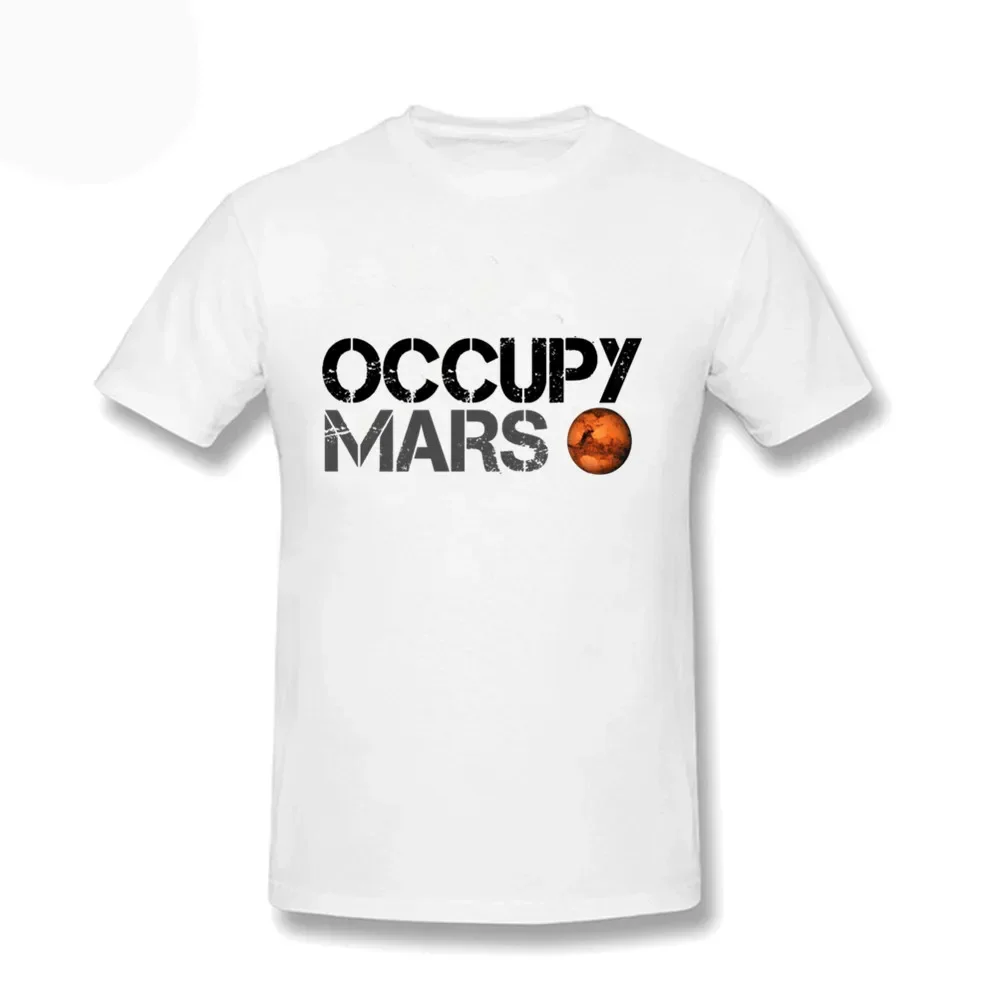 Футболка мужская космическая X хлопковая рубашка с коротким рукавом принтом