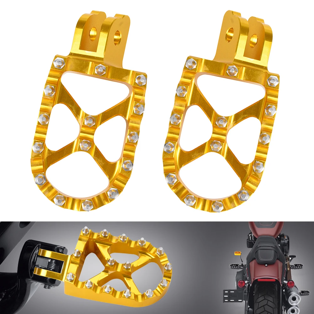 

Motorcycle Parts Foot Pegs FootRest Footpegs Rests Pedals For Harley Softail Lower Rider Street Bob Fat Bob Sport Glide
