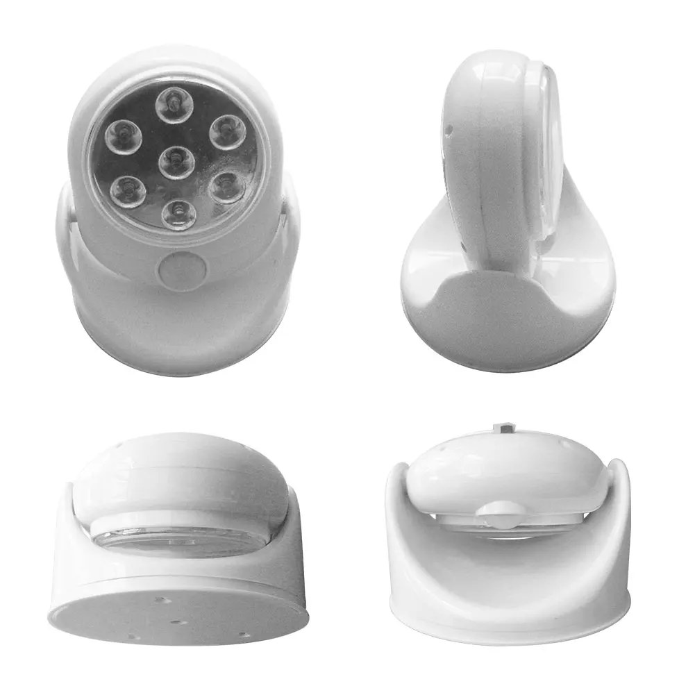 

7LED Automatic Door Shed Night Cupboard Cordless 360 Degree Wall Security PIR Motion Sensor Light