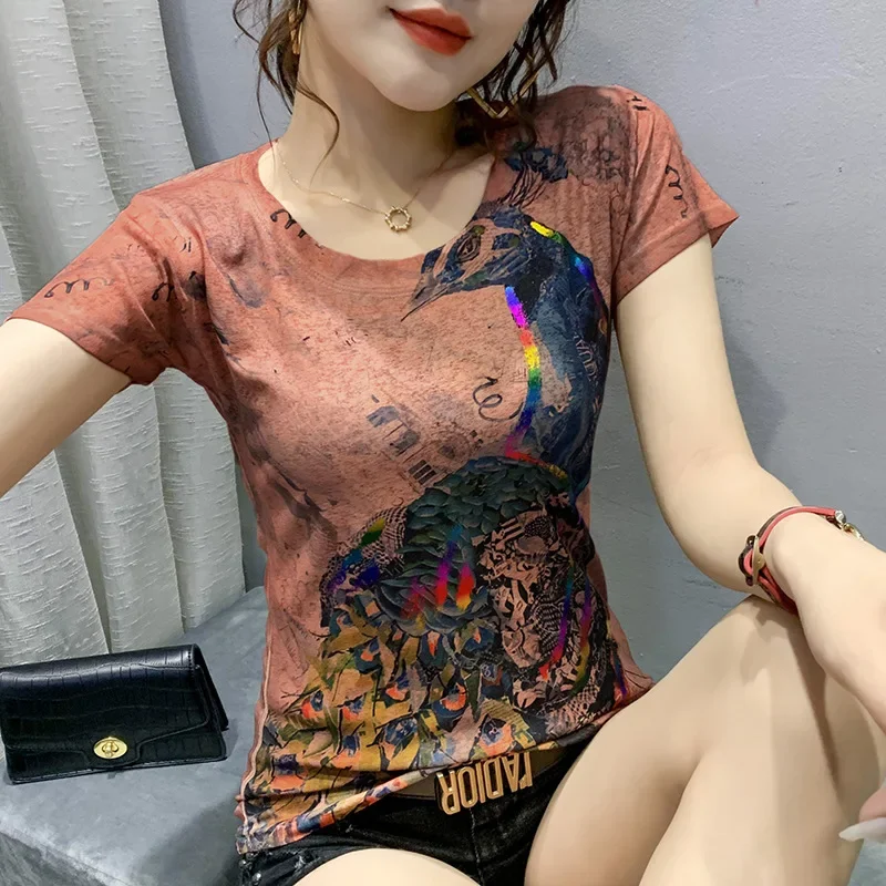 Юго-Восточная Азия Wish Трансграничное лето 2021 новая модная футболка с короткими
