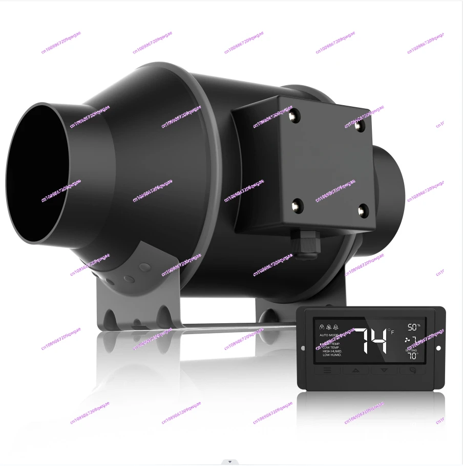 4-дюймовый умный встроенный воздуховод с крюком контроля температуры и влажности