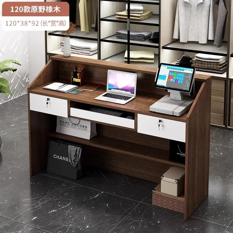 Дизайнерская стойка Магазин Стол из закаленного стекла Офисная мебель для