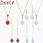 Набор женских серег Swa1:1, 2021, Модный высококачественный набор серег с подвеской из простая Капля воды кристаллов, лучший подарок для женщин