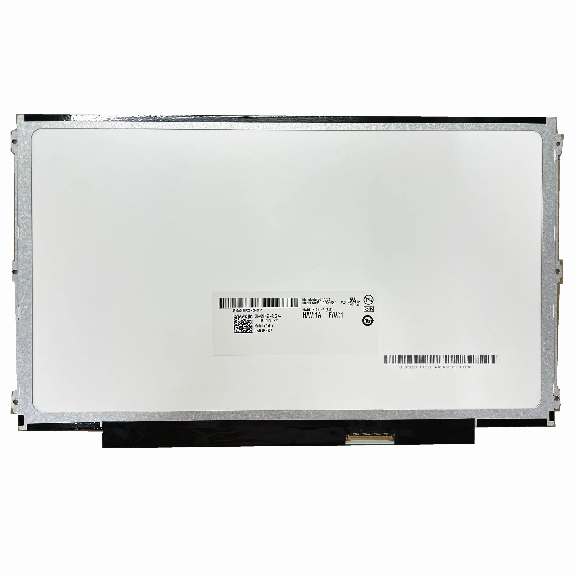 

B125XW01 V.0 fit LTN125AT01 LP125WH2-TLB1 12.5'' Laptop LCD Screen 1366*768 LVDS 40 pins