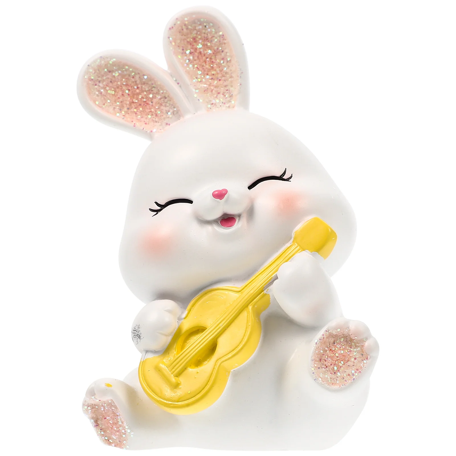 

Resin Rabbit Bunny Miniature Mini Car Ornaments Figurines Small Crafts Figurine Figure Adornment Decorations Table Decorative