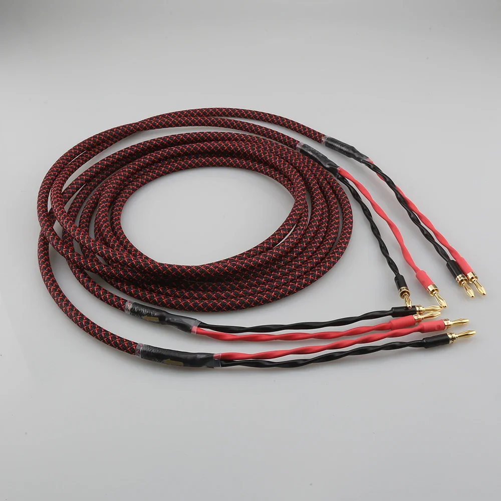 Аудиокраст HIFI акустический кабель 1 пара OFC аудиокабель HI-FI высококачественный