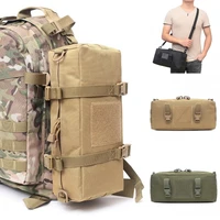 military tactical bag pouch molle waist pack edc accessories pouches shoulder bag outdoor backpack climbing hiking hunting bags
