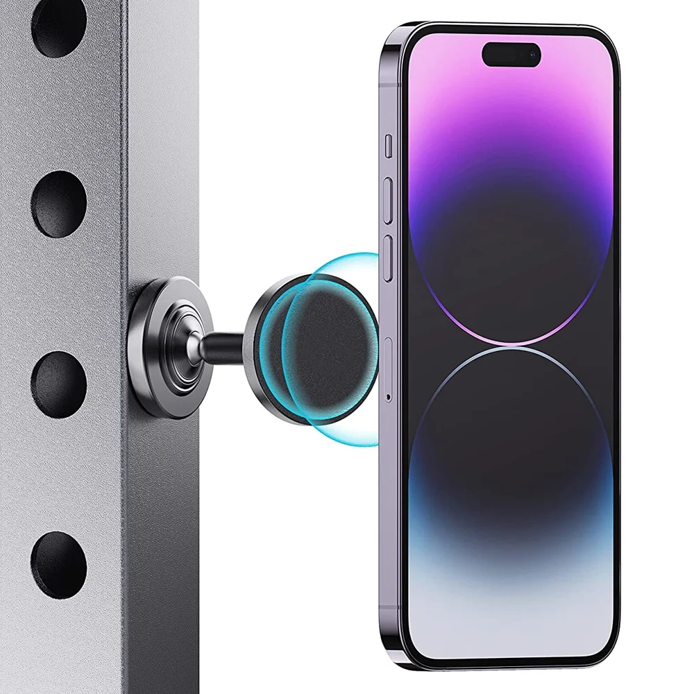 

Magnetic Attach to Metal Dashboard Phone Holder, Strong Magnets and Connectors, Suitable for Car Metal Dashboard, Gym