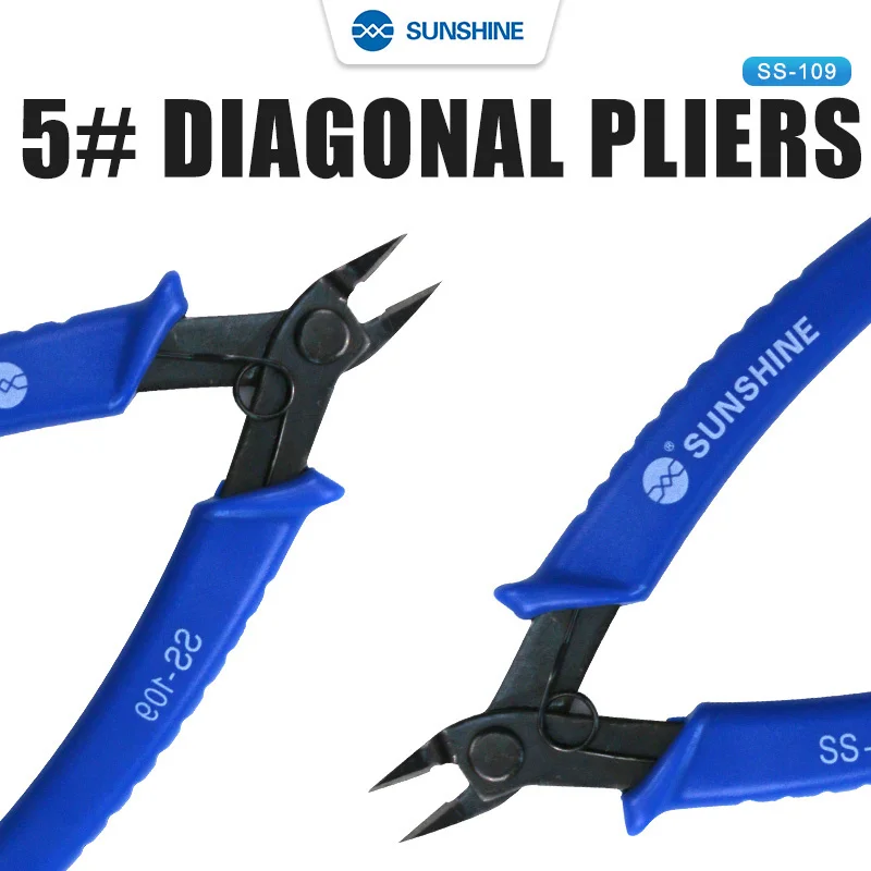 

SS-110 Precision Hard Bevel Nozzles Cutting Pliers Electrical Wire Stripper Cutter Maintenance Tools For Jewelry DIY Nipper
