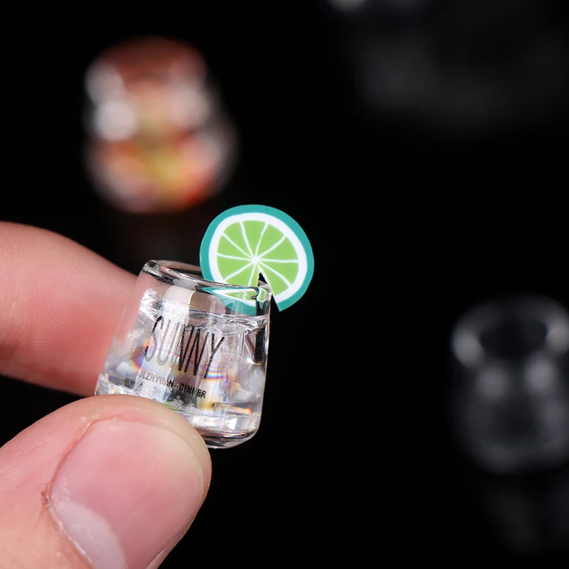 Миниатюрная кружка для кукольного домика лимона напитков модель реквизит