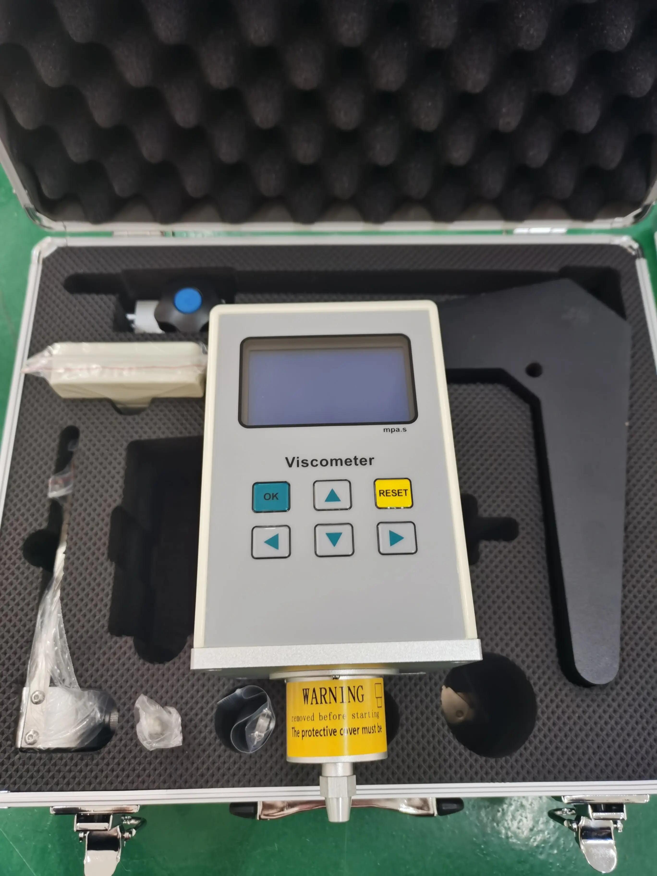 Фото Лабораторный цифровой ротационный вискозиметр для чернил и красок Ku Viscometer, тестер вязкости RVDV-1 с 7 роторами №2