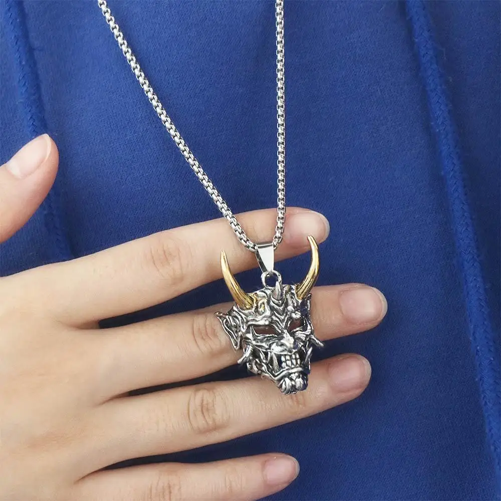 Уличная креативная винтажная темная массивная Мужская цепочка в стиле хип-хоп