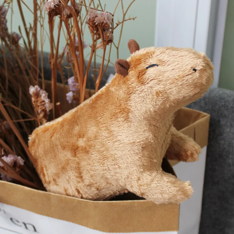 

18cm Kawaii Stuffed Animals Capybara Plush Toys Capybara Doll Soft Stuffed Animal Toys Kids Birthday Gift Toy Home Room Decor