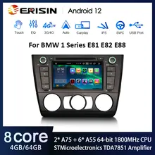 Erisin ES8540B IPS Android 12.0 Car DVD Stereo For BMW 1 Serie E81 Hatchback E82 E88 CarPlay Auto Radio GPS DSP TPMS DAB+ 4G LTE 